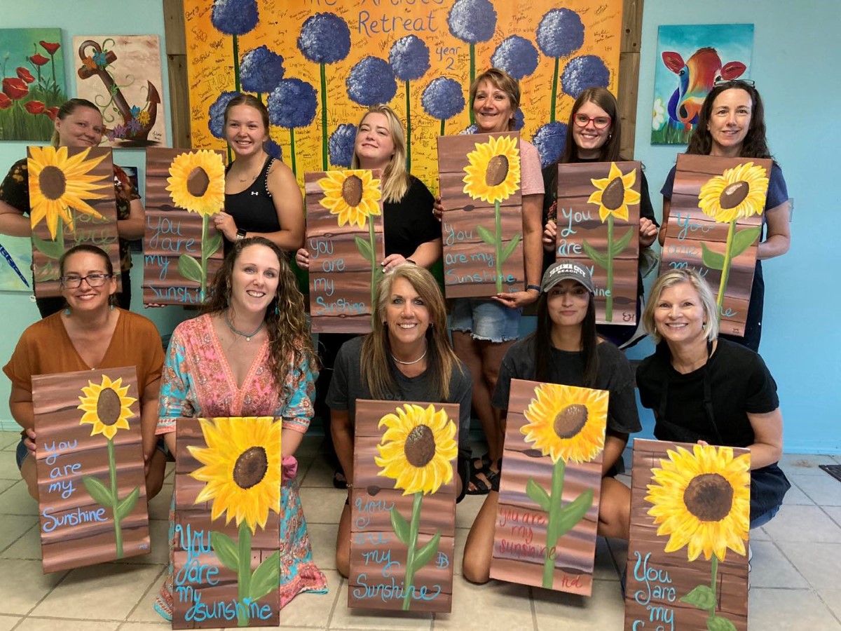 Adult Paint Parties at The Artist's Retreat