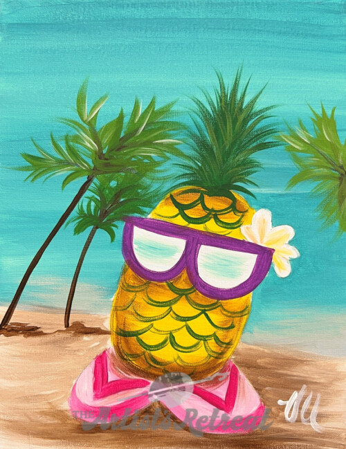 Beach Pineapple - The Artist's Retreat