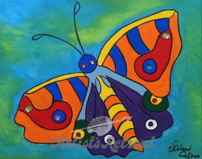 Colorful Butterfly - The Artist's Retreat