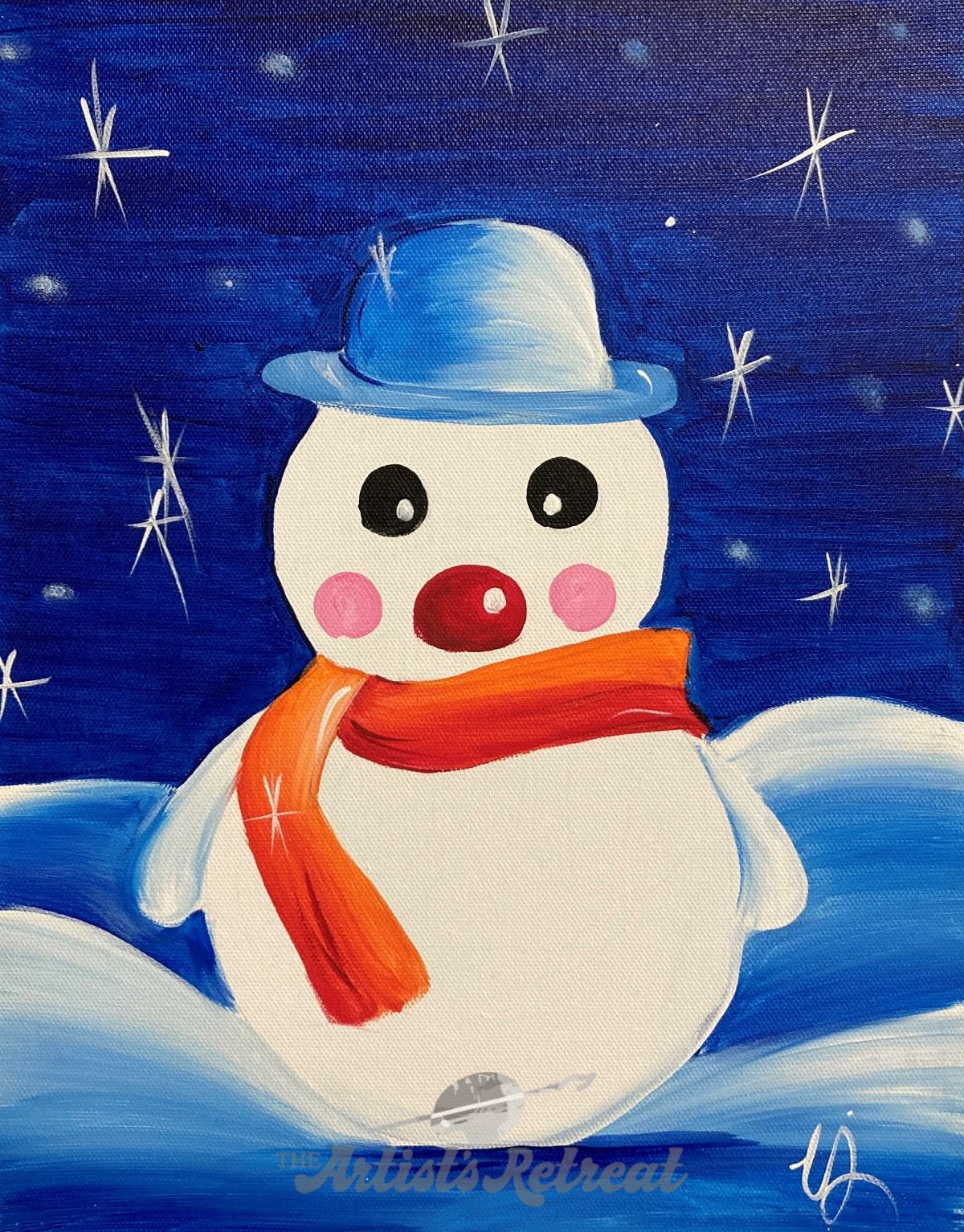 Cute Snowman - The Artist's Retreat