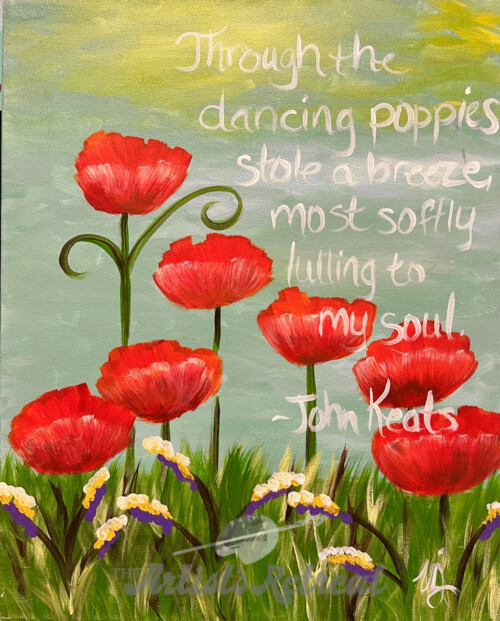 Dancing Poppies - The Artist's Retreat