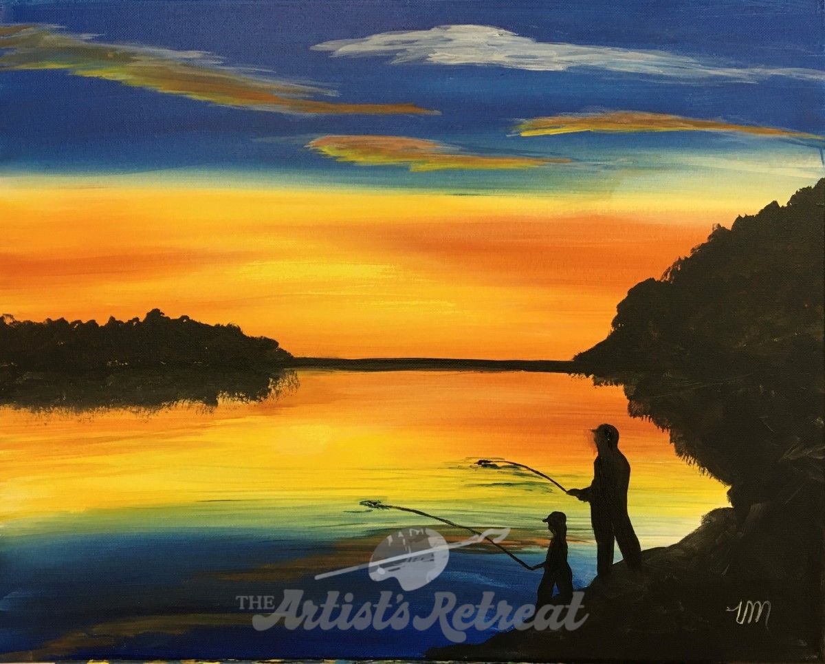 Fishing with Dad - The Artist's Retreat