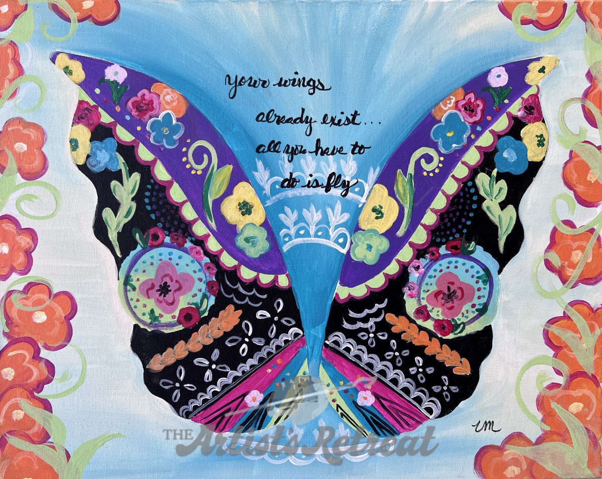 Inspirational Butterfly - The Artist's Retreat