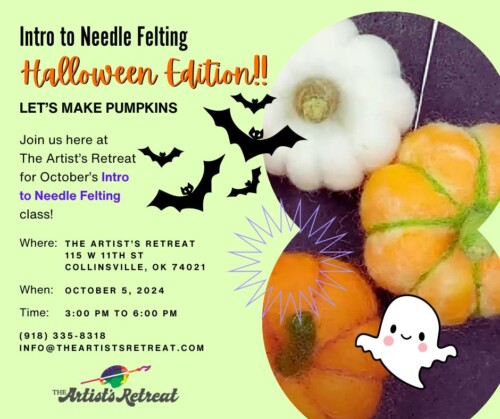 Intro to Needle Felting - Pumpkins