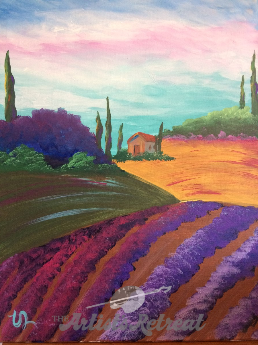 Lavender Fields - The Artist's Retreat