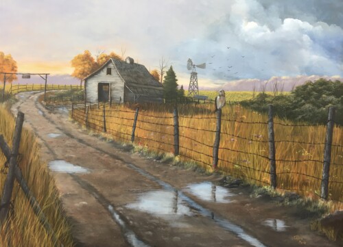 Old Farm - Valerie Unruh - The Artist's Retreat - Collinsville, OK