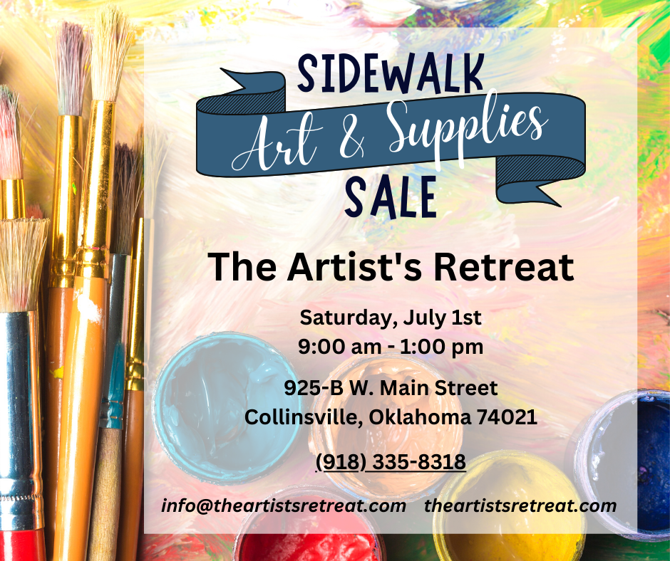 Sidewalk Sale at The Artists Retreat