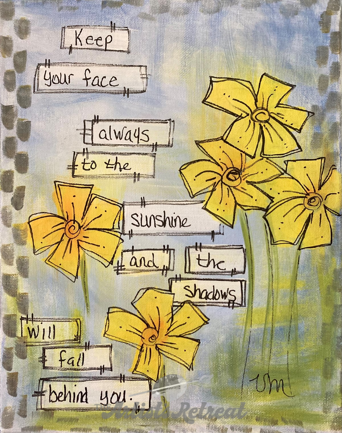 Sunflower Quote - The Artist's Retreat