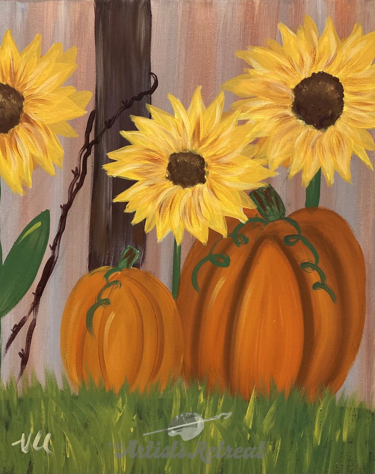 Sunflowers & Pumpkins - The Artist's Retreat