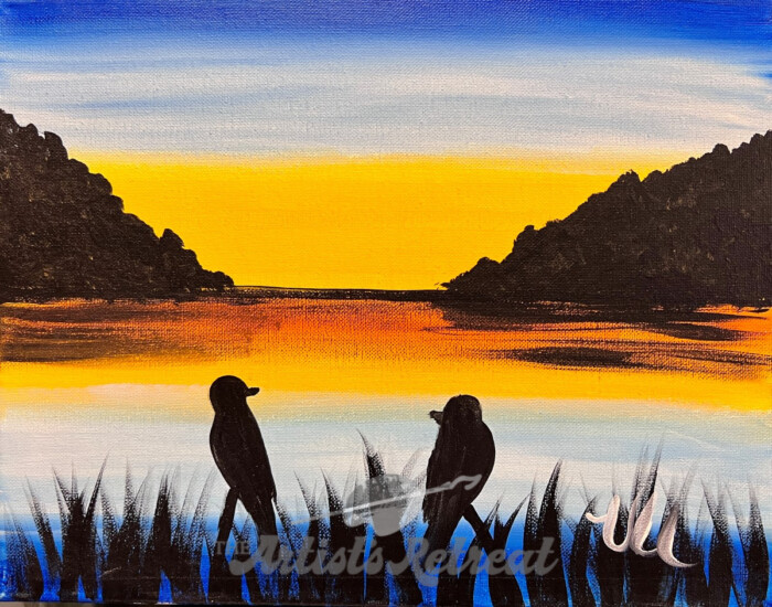 Sunset Lake - The Artist's Retreat