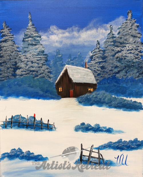 Winter at the Cabin - The Artist's Retreat