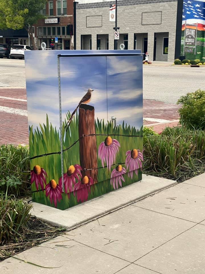 Art Murals Around Town in Collinsville, OK by Valerie Unruh