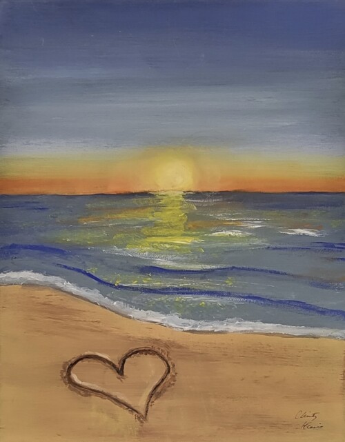 Paint Party - Love at the Beach - The Artist's Retreat in Collinsville, OK